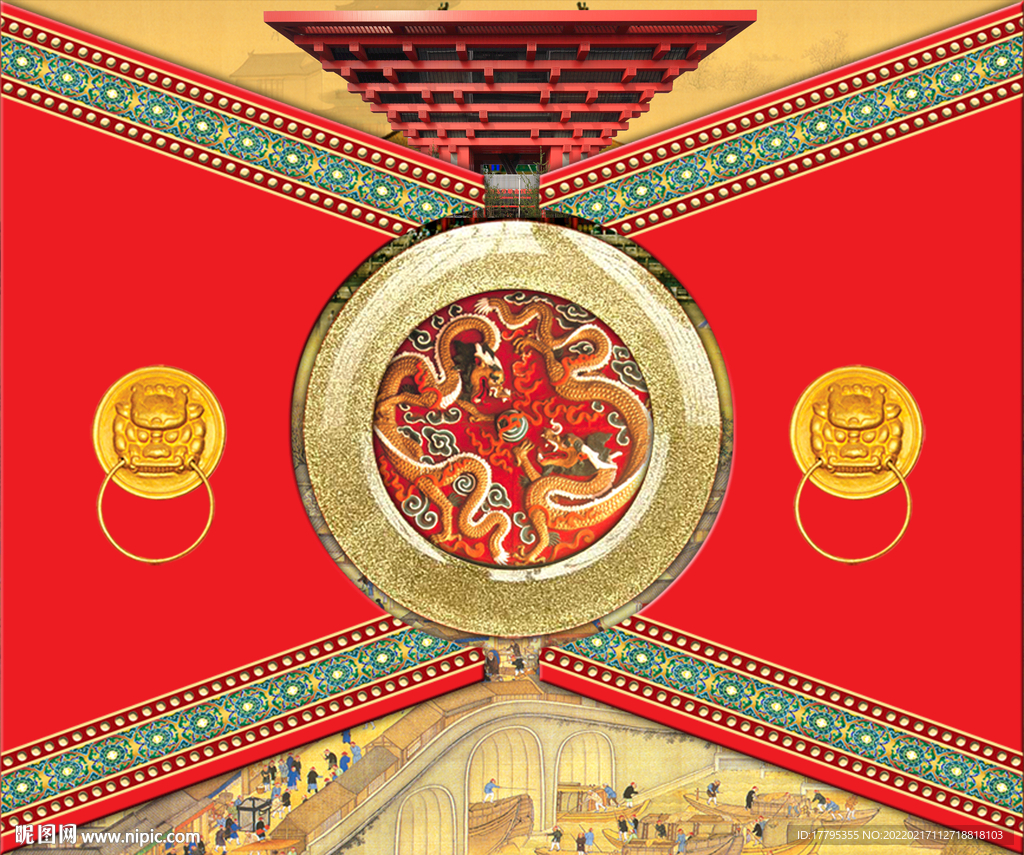 庆典古典素材