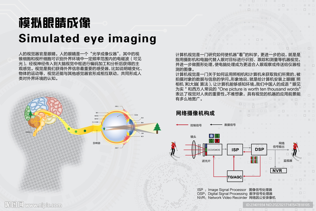 模拟眼镜成像视觉过程科技馆图文