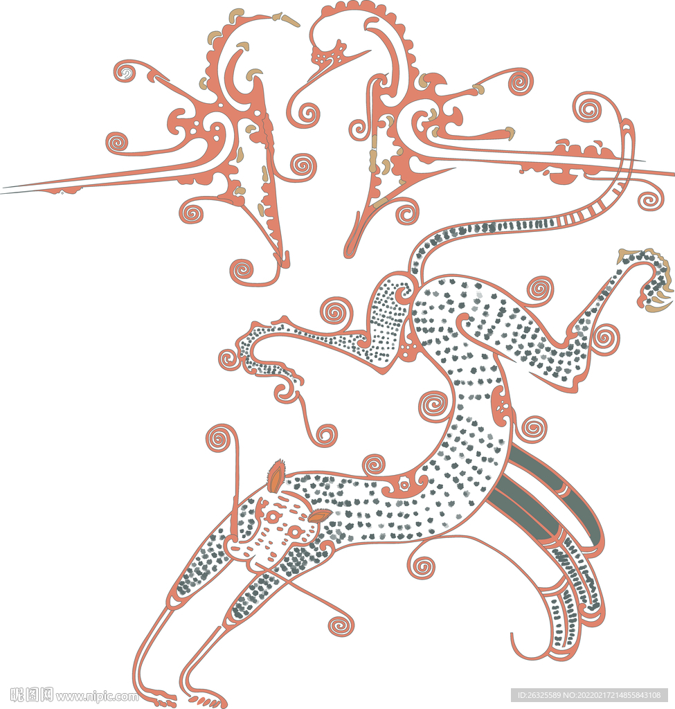 神兽云龙纹