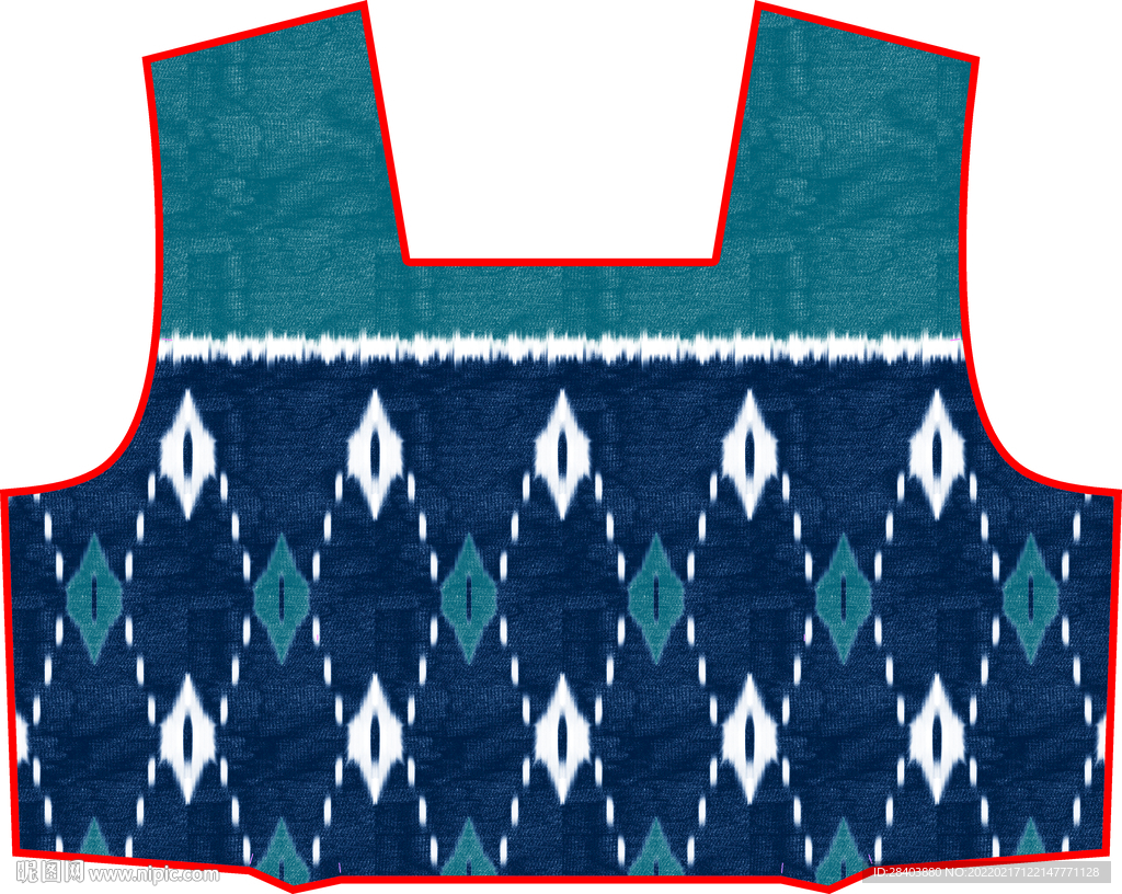 大牌  方巾  前幅  定位花