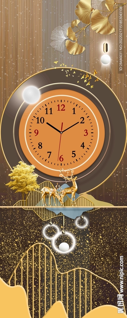 轻奢玄关装饰画 