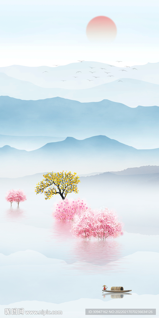 爆款现代大气玄关 TIF分层