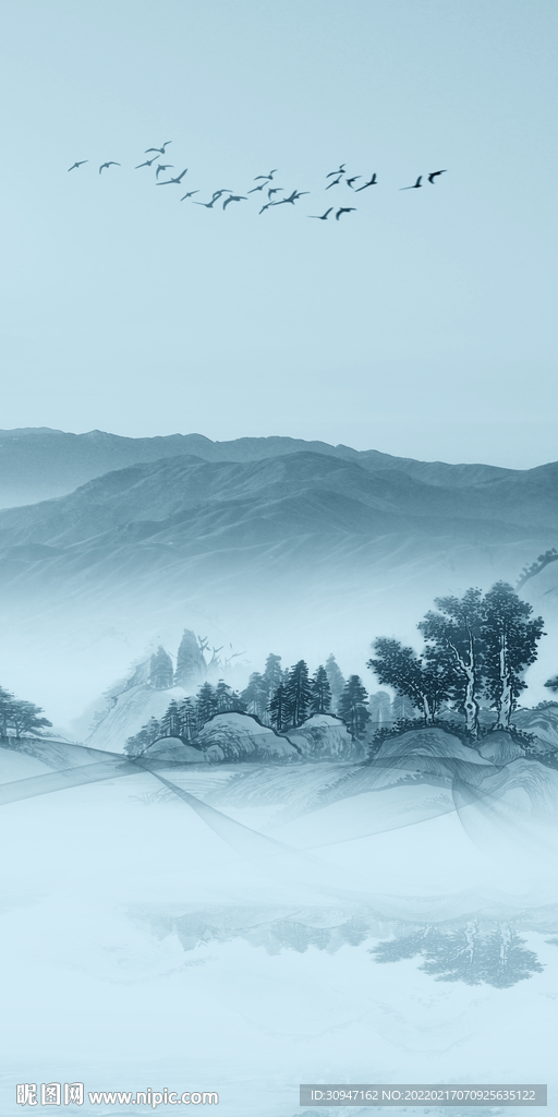 中式 现代大气玄关 TIF分层