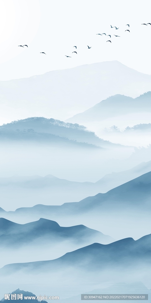 新中式简约别墅玄关 TIF分层