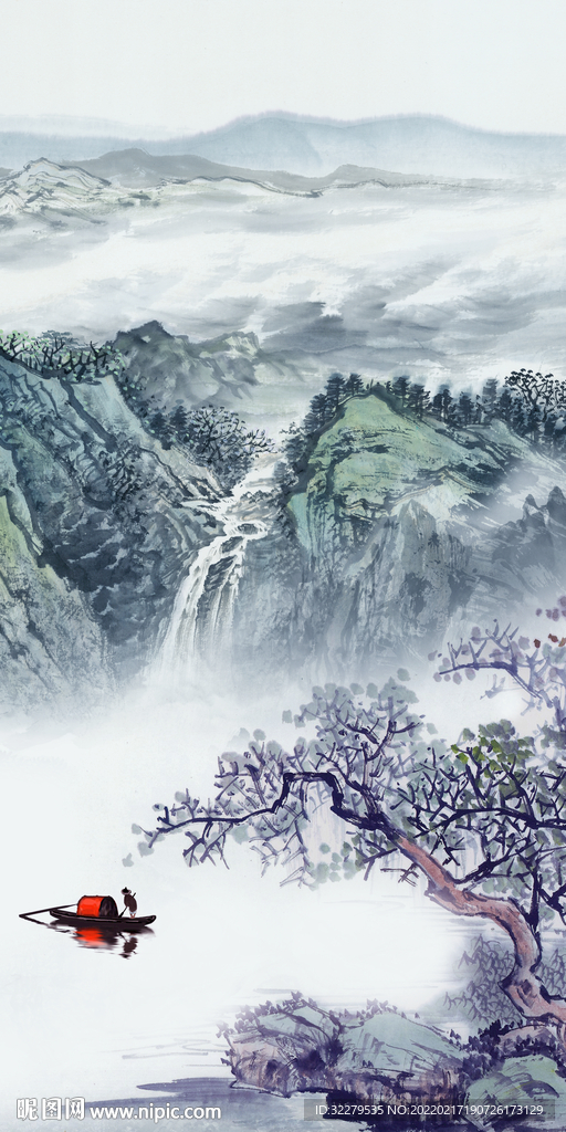 新中式新款现代玄关 tif分层