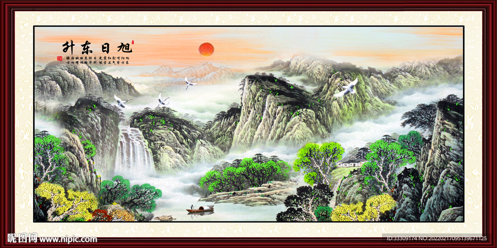 国画山水画
