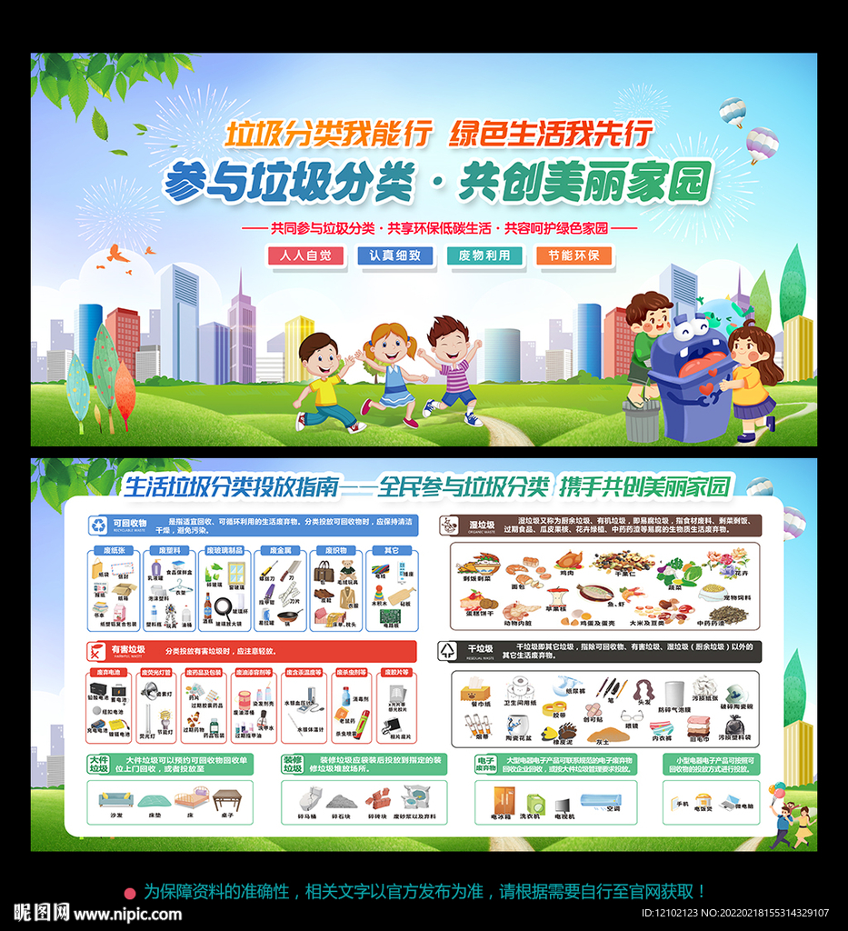 垃圾分类宣传栏