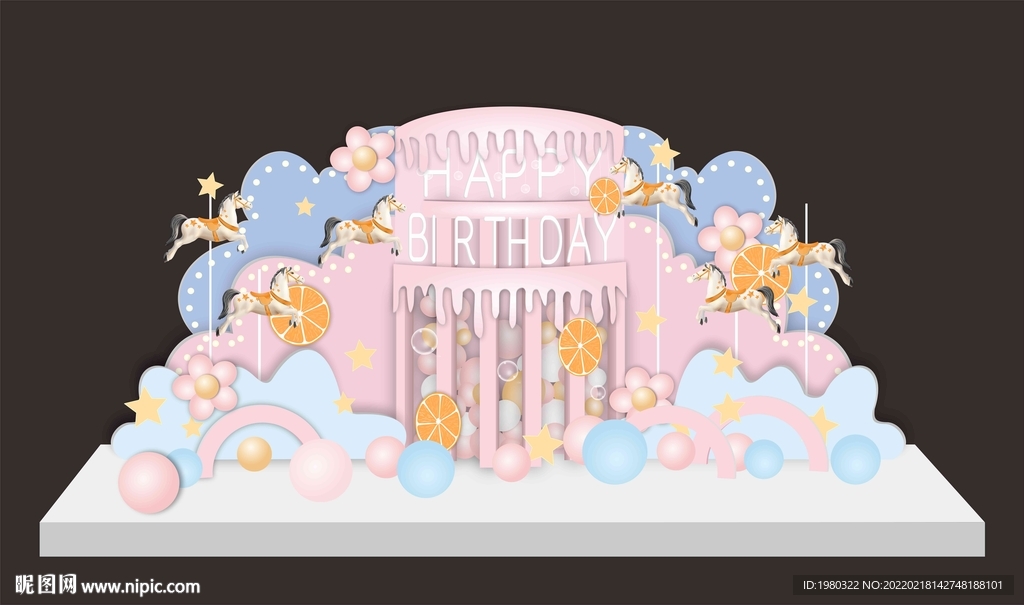 卡通主题生日 