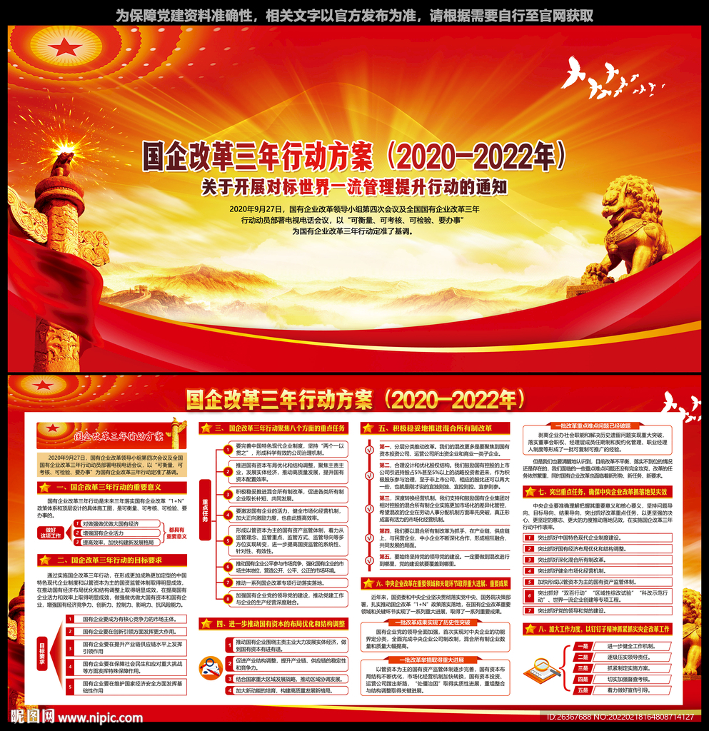 国企改革三年行动方案