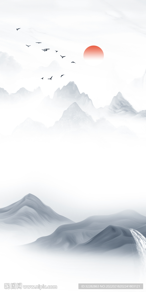 现代 最新中式玄关 tif分层