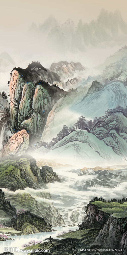 最新款玄关背景 TiF分层