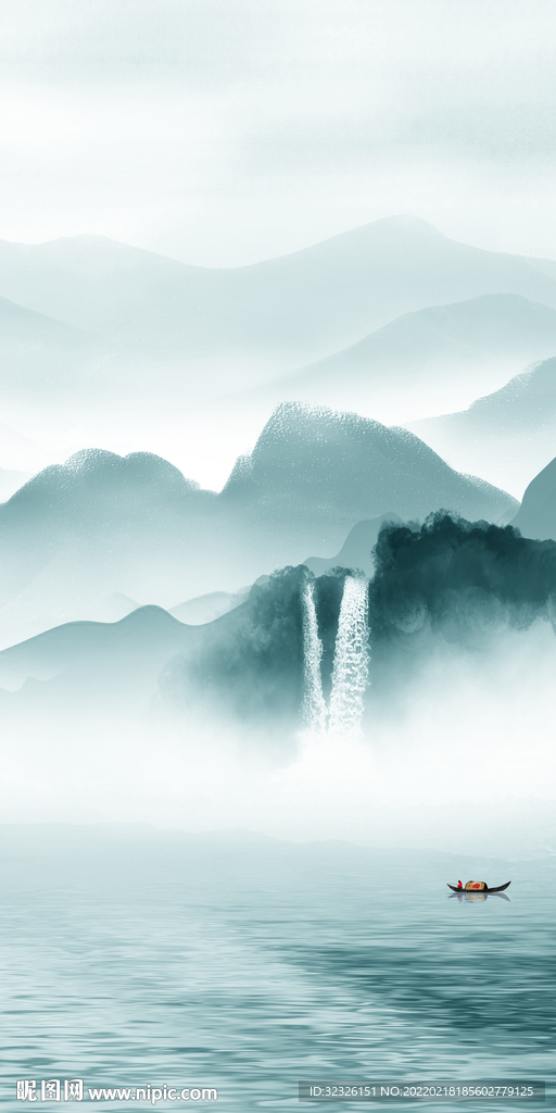 意境新款玄关背景 TiF分层