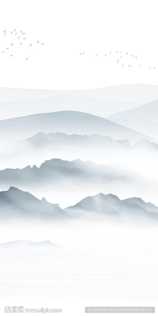 中式 玄关背景框画 TiF分层