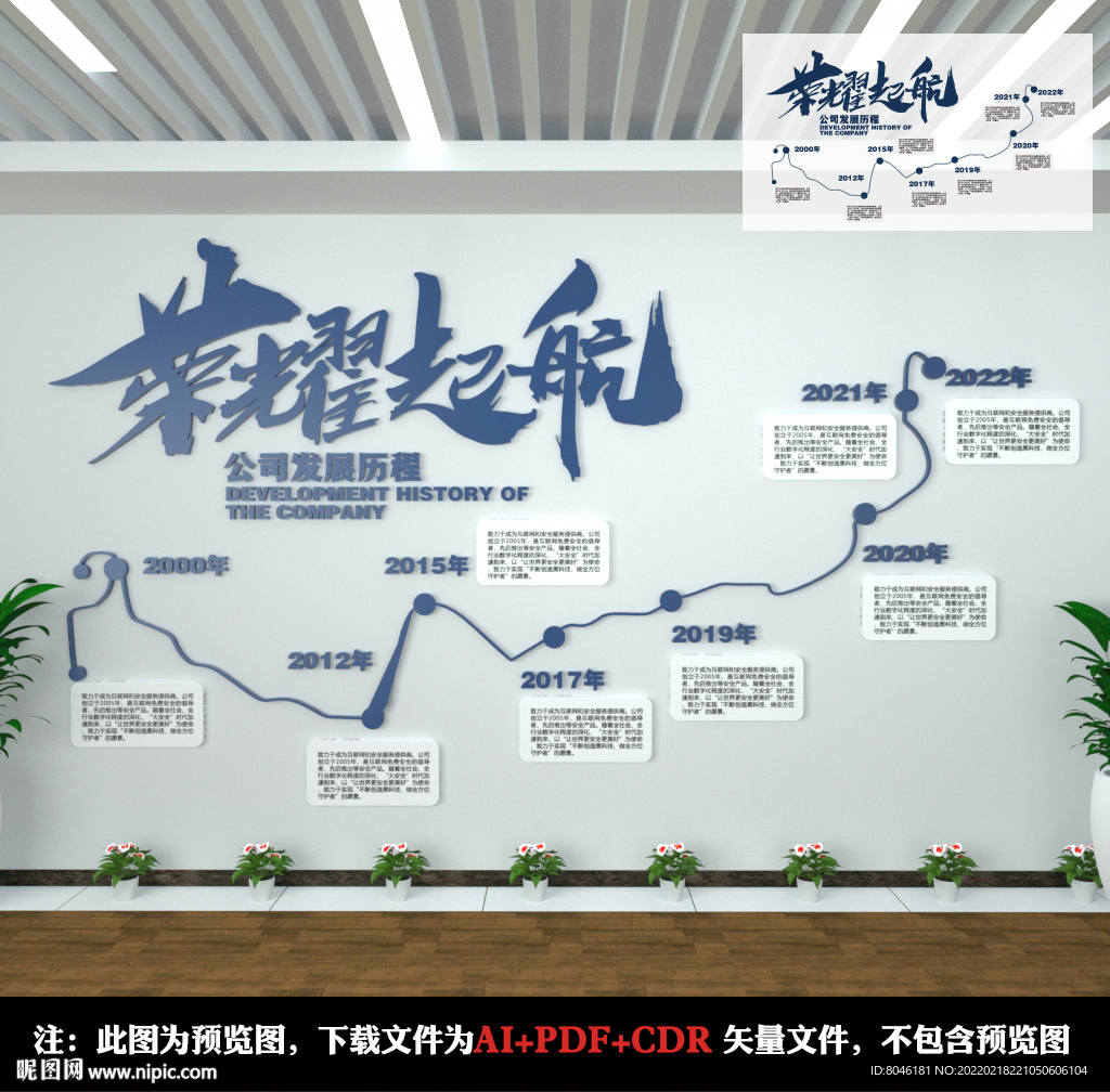 公司历程文化墙