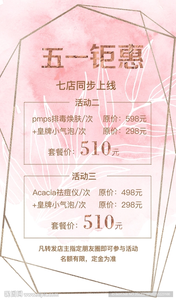 五一皮肤管理海报