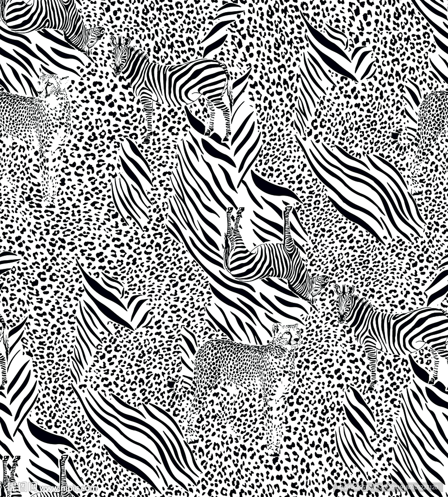 斑马纹图 