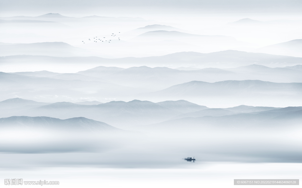 新中式山水画