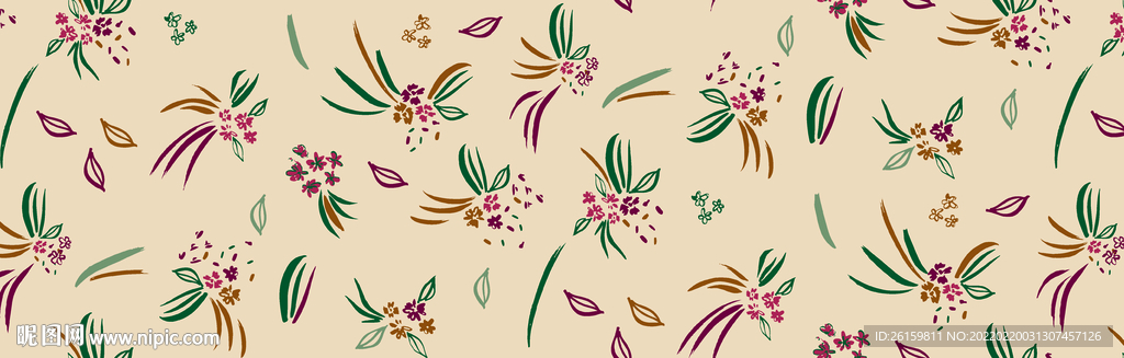  花   
