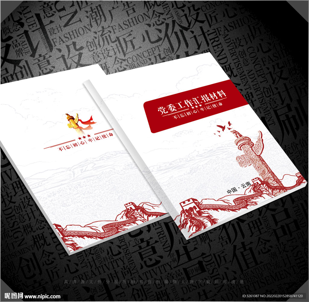 党委工作汇报封面