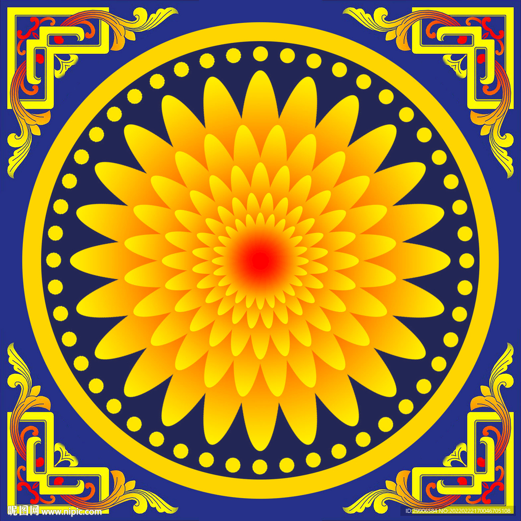 太阳花吊顶