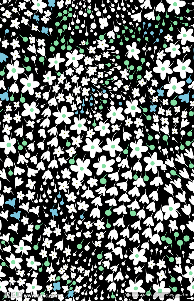 矢量小碎花