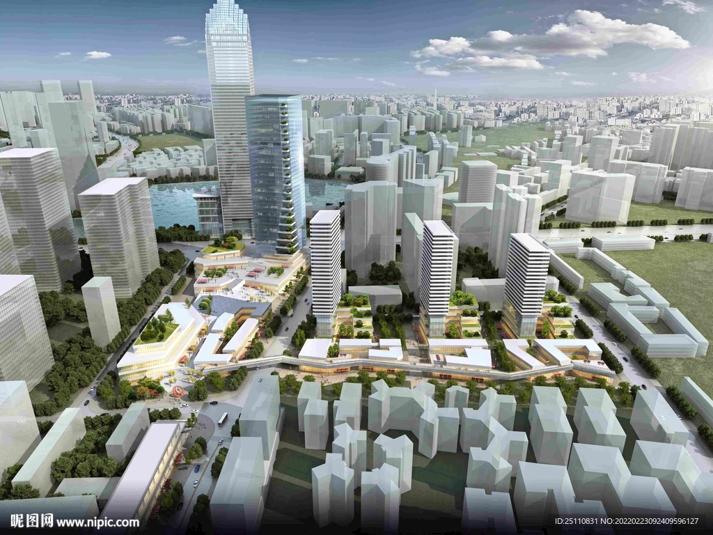 商业综合体设计图__建筑设计_环境设计_设计图库_昵图网nipic.com