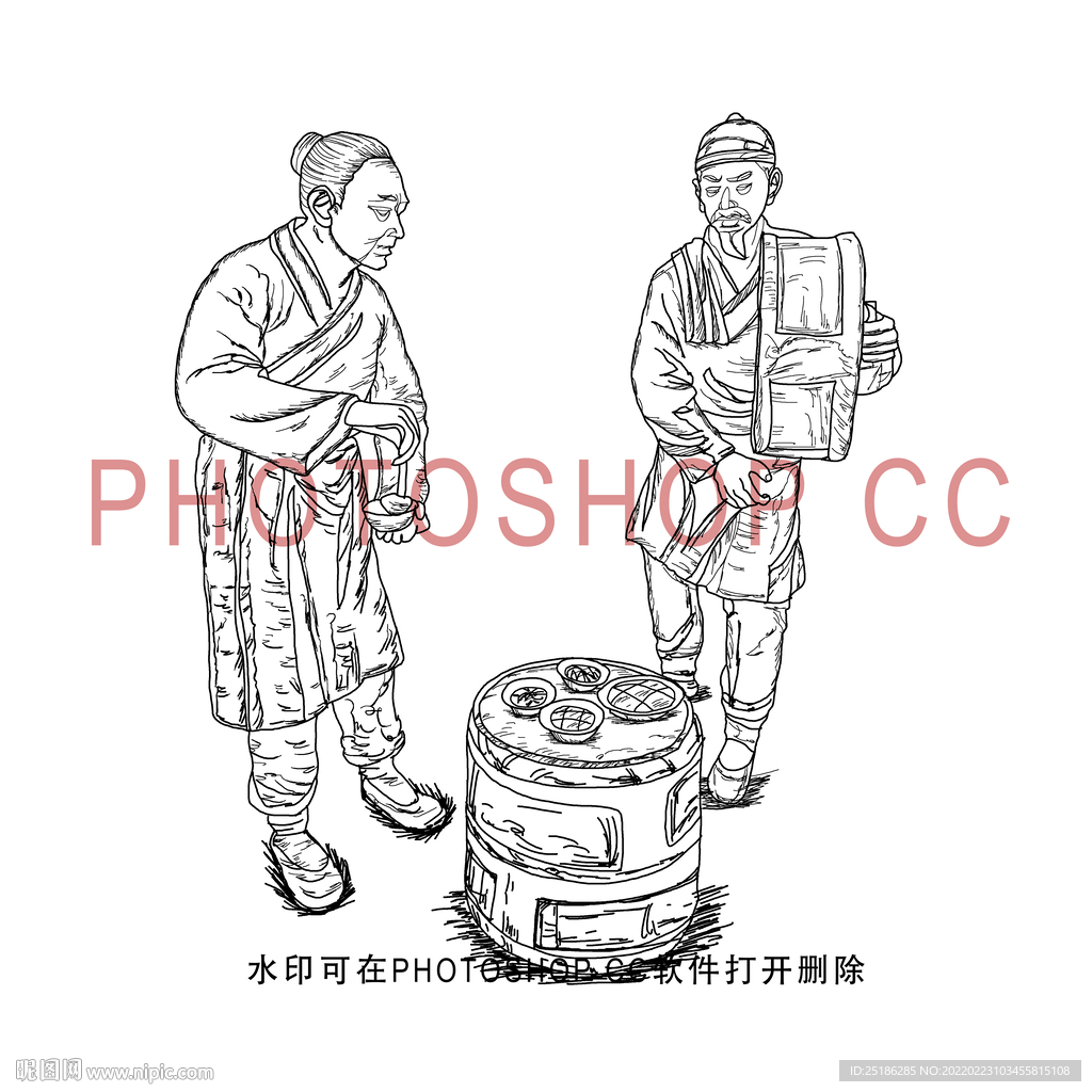 客都人家铜像