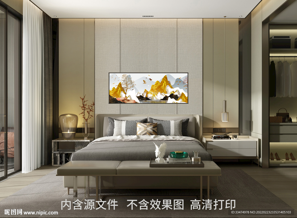金山发财装饰画