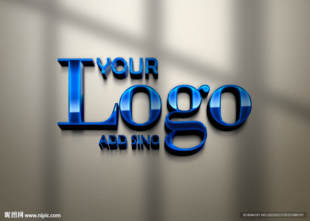 logo样机贴图效果图
