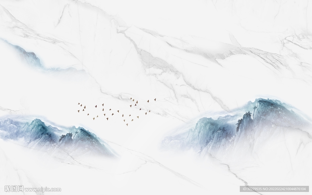 大气 中式爵士白 TIF分层