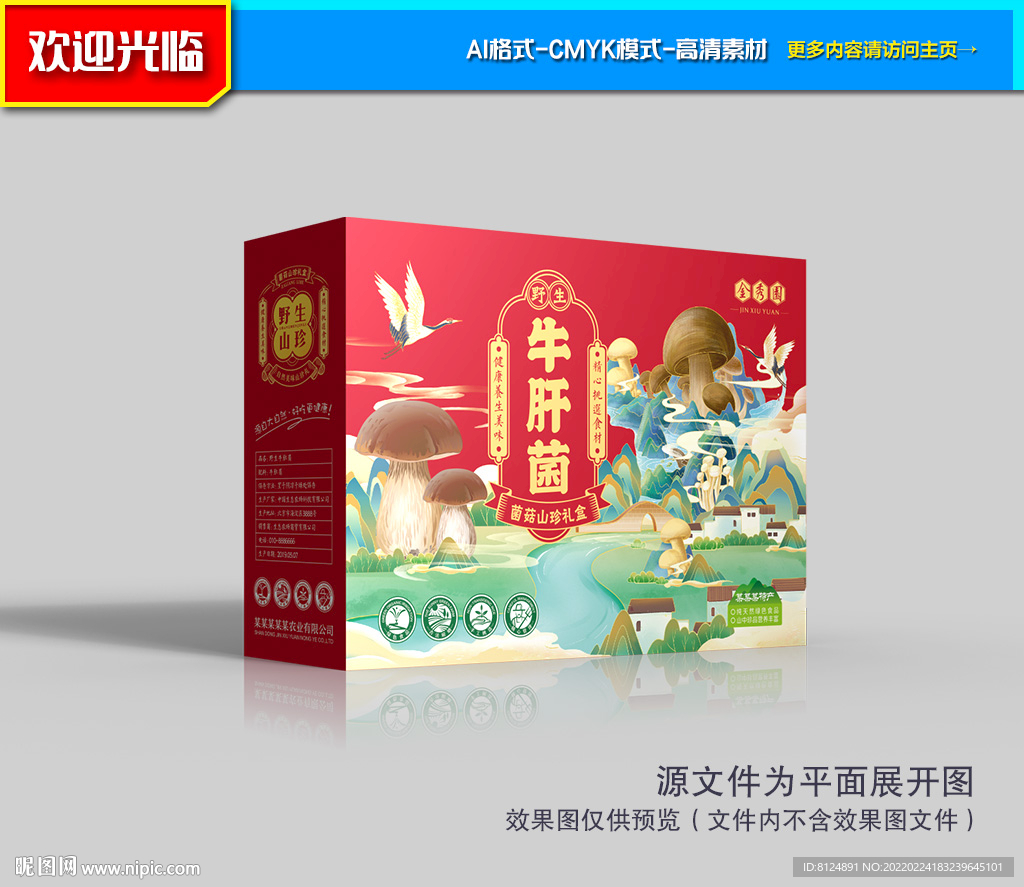 牛肝菌包装 菌菇包装