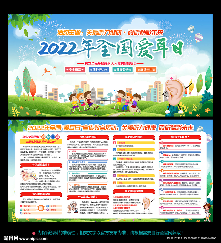 2022年全国爱耳日展板