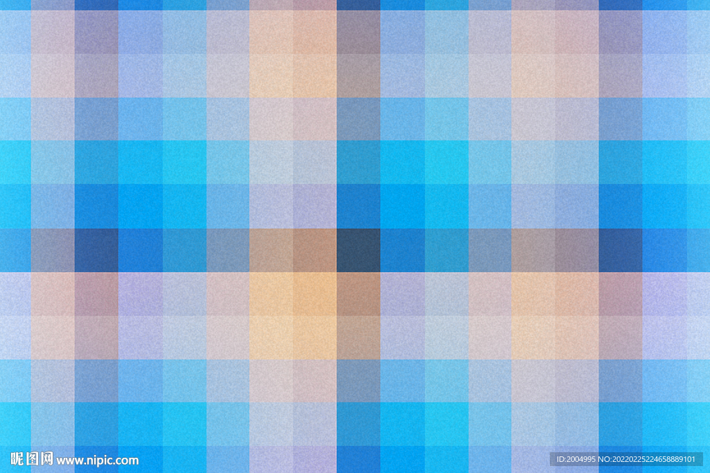 蓝色格子布纹