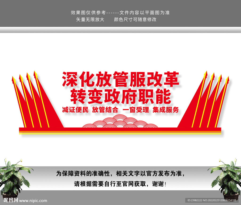 放管服文化墙