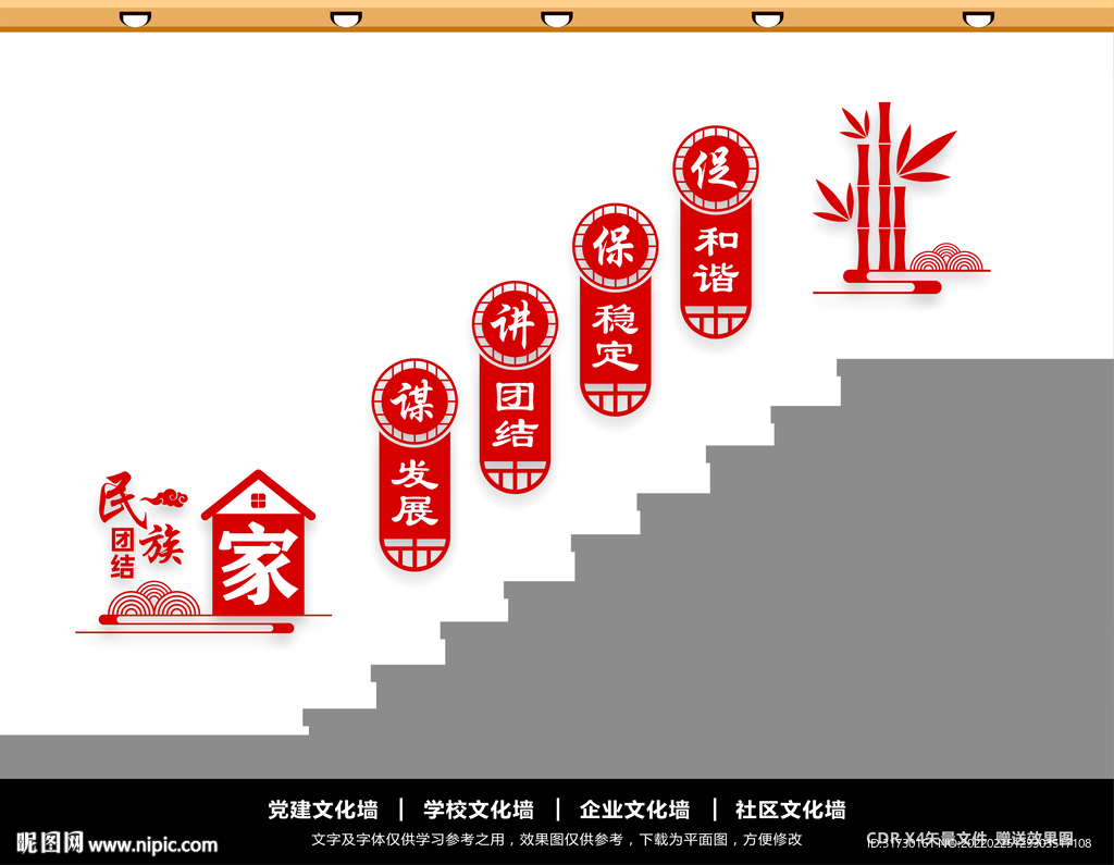 民族团结文化墙