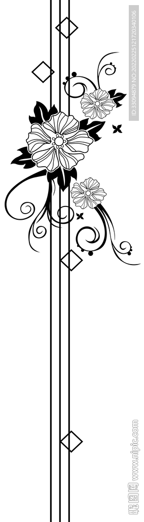 高清分层透明底平开门打印图