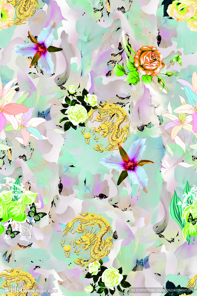 手绘花