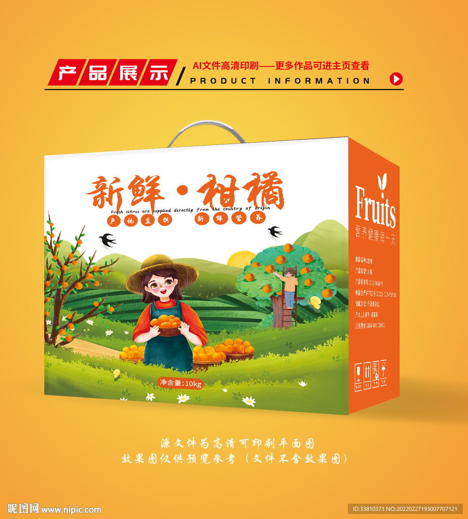 橘子包装 橘子礼盒