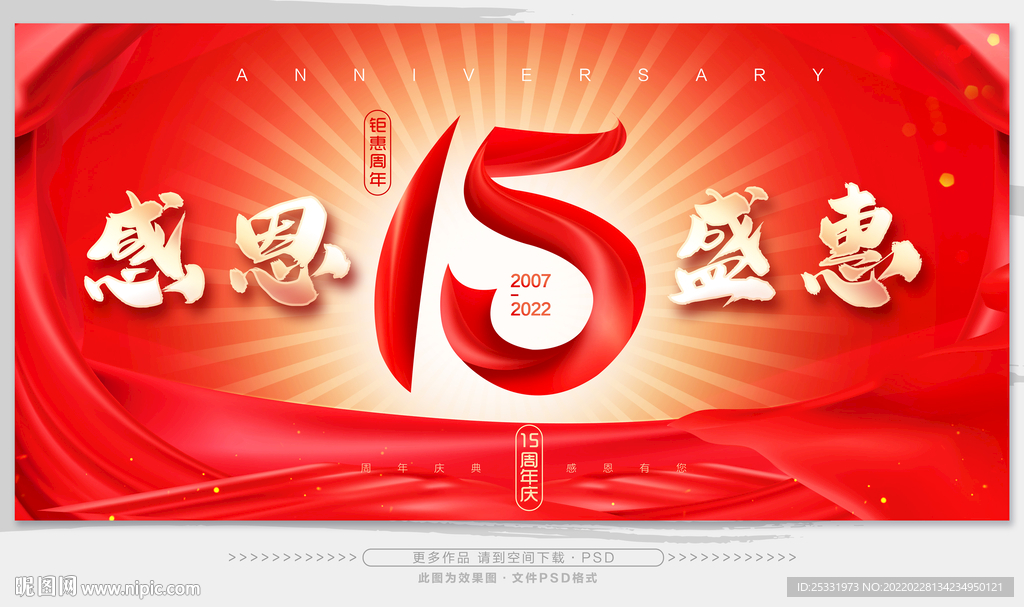 15周年
