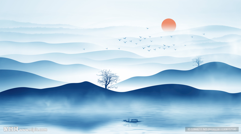 水墨画