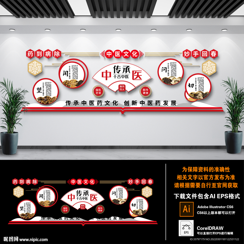 古典中医文化墙