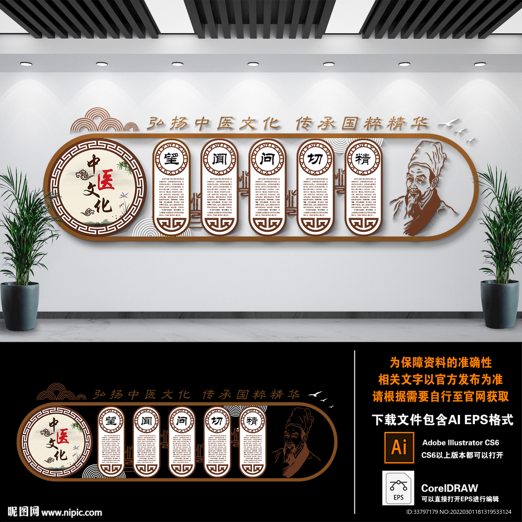 古典中医文化墙