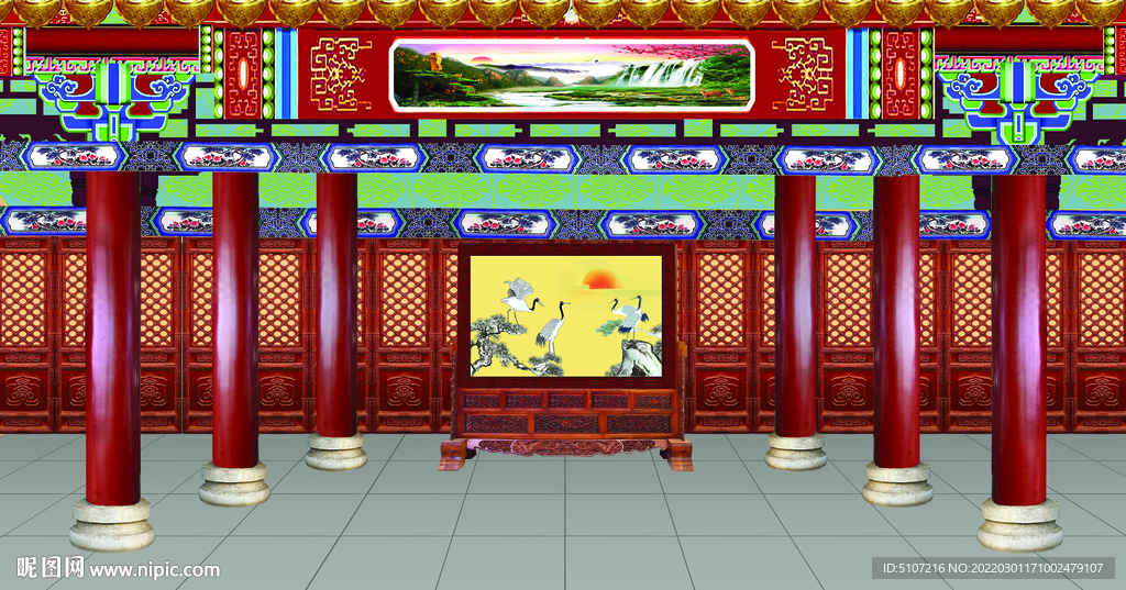戏曲客厅背景