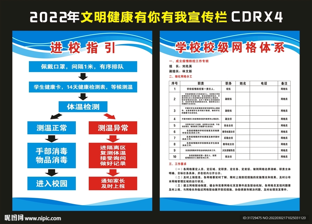 校园网格体系 进校指引