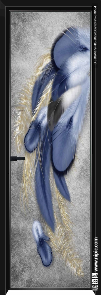 高清平开门打印图