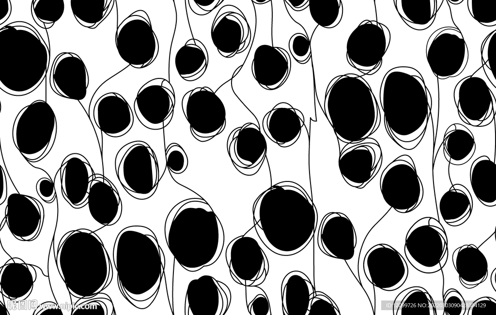 数码印迷你线条抽象大牌