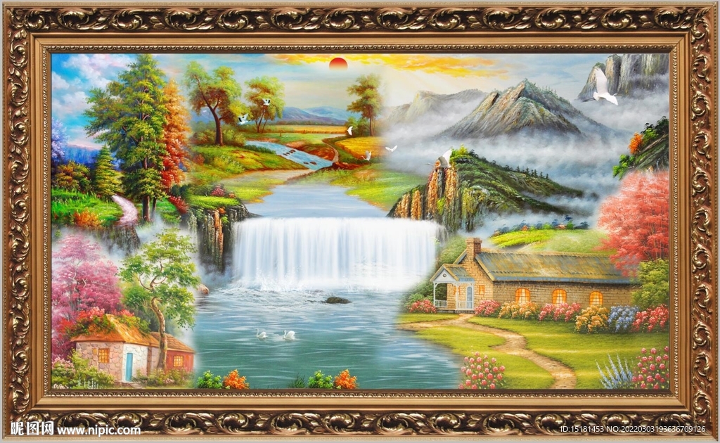 油画风景 