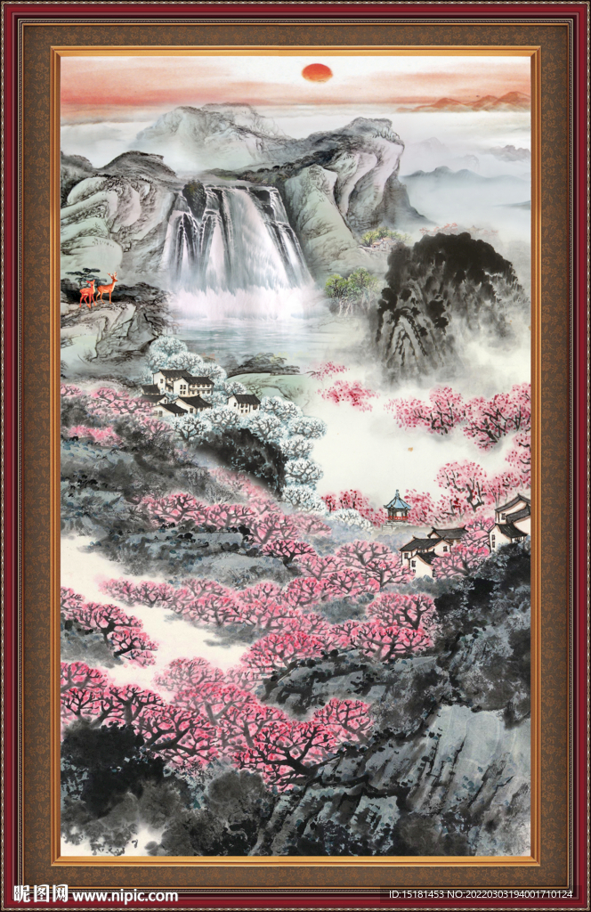 旭日东升 设计图__PSD分层素材_PSD分层素材_设计图库_昵图网nipic.com