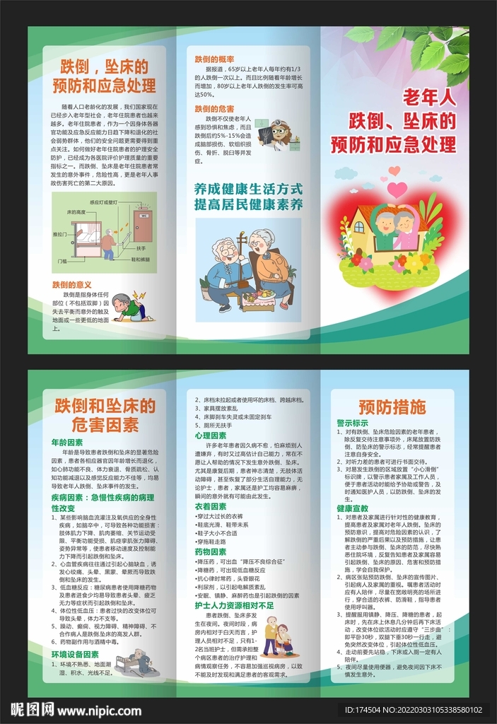 老年人跌倒坠床的预防和应急处理