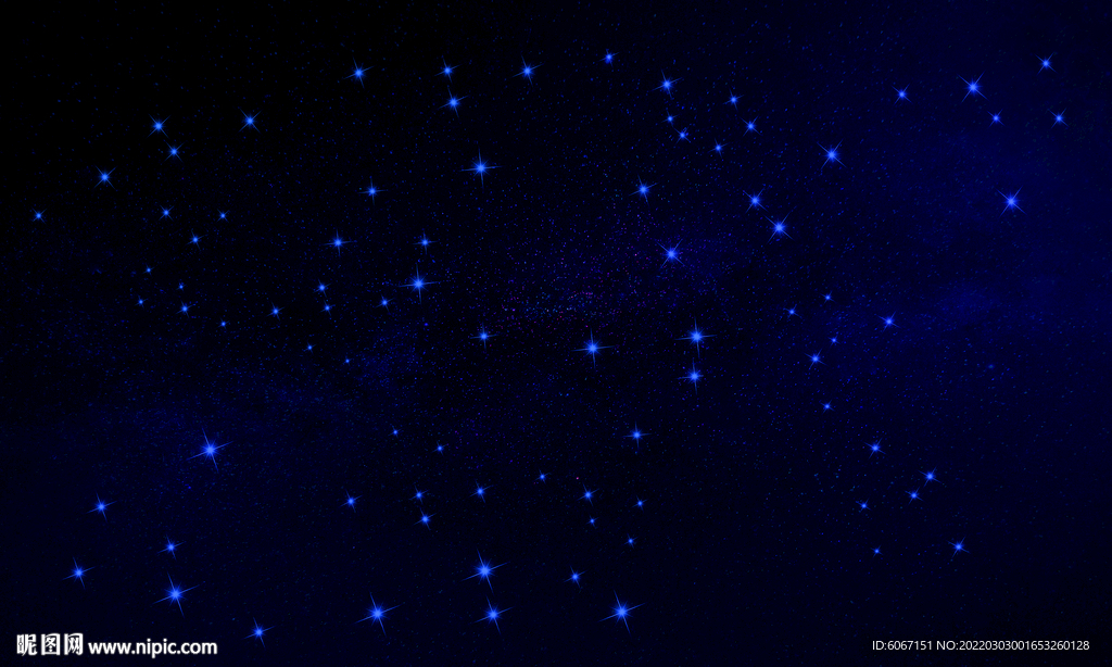 蓝色星空